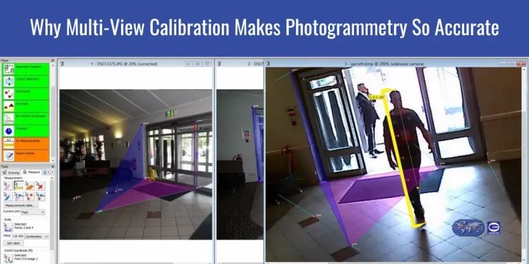 Multi-view calibration enhances the accuracy of photogrammetry