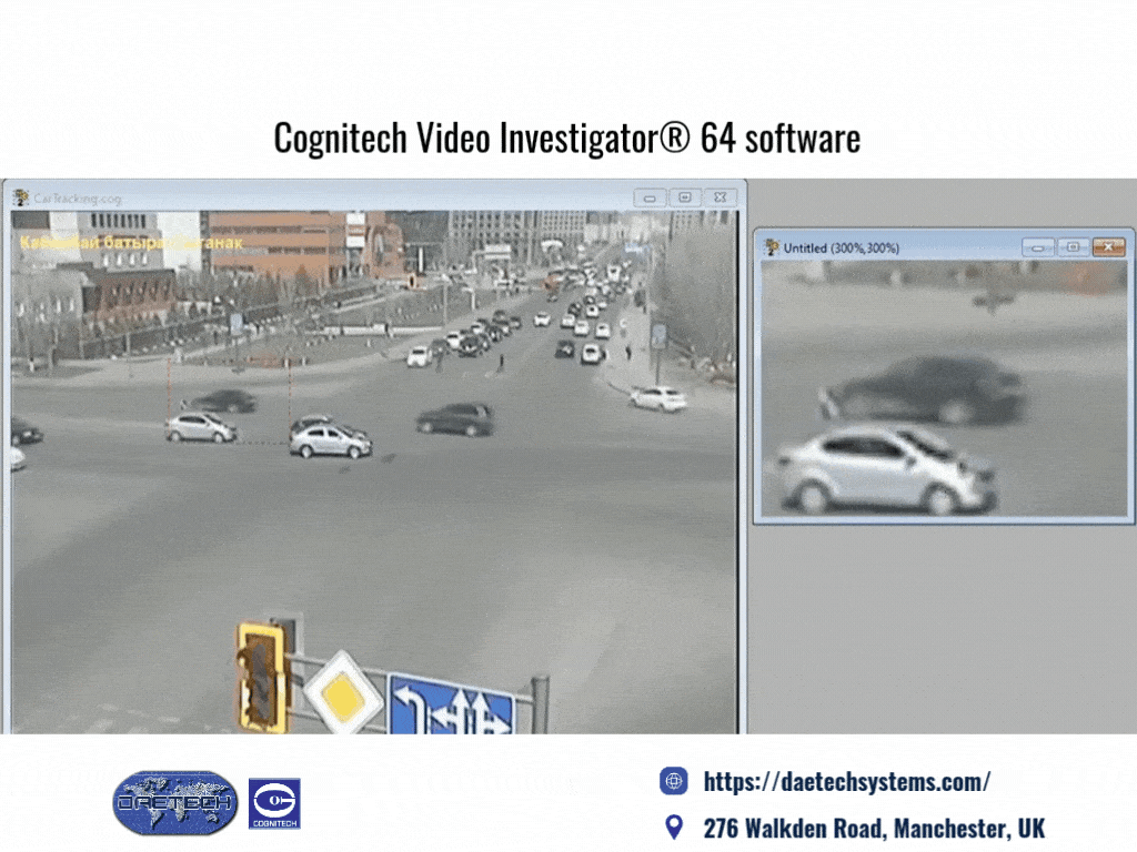 Cognitech Video Investigator software interface.